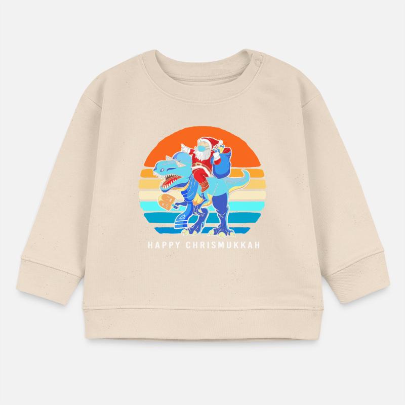 Hanoukka Hanoukka Hanoukka Noël Sweat bébé bio Stanley/Stella