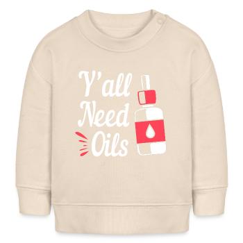 Ätherisches Öl - Baby Organic Sweatshirt Baby Changer von Stanley/Stella - Natur - Vorne