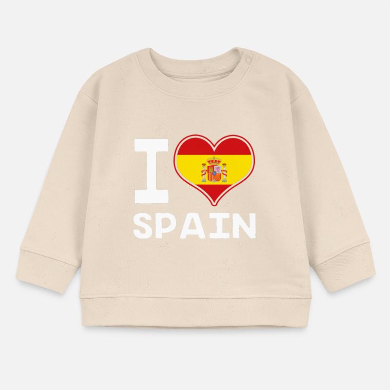 Spanien Spanisch Baby Organic Sweatshirt Baby Changer von Stanley/Stella