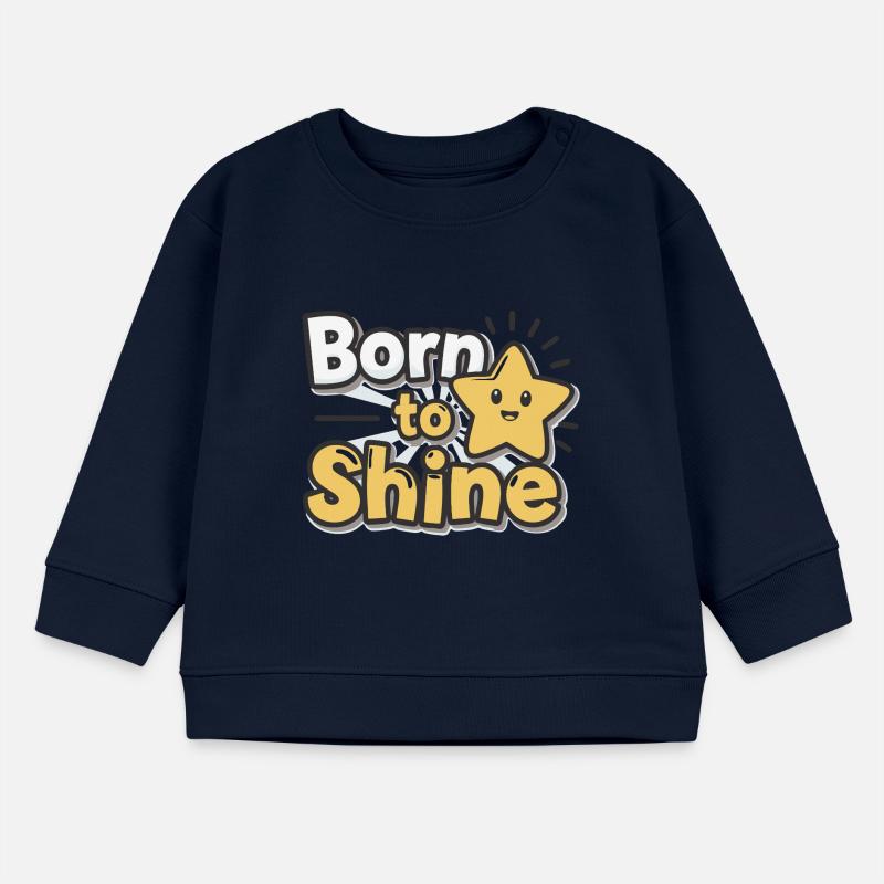 Born to Shine – Strahlender Stern Baby Sweatshirt by Stanley/Stella