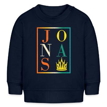 Jonas - Sweat bébé bio Stanley/Stella - bleu marine - Devant