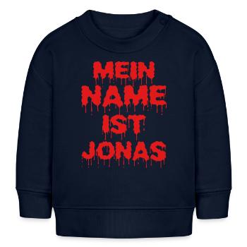 Jonas - Sweat bébé bio Stanley/Stella - bleu marine - Devant