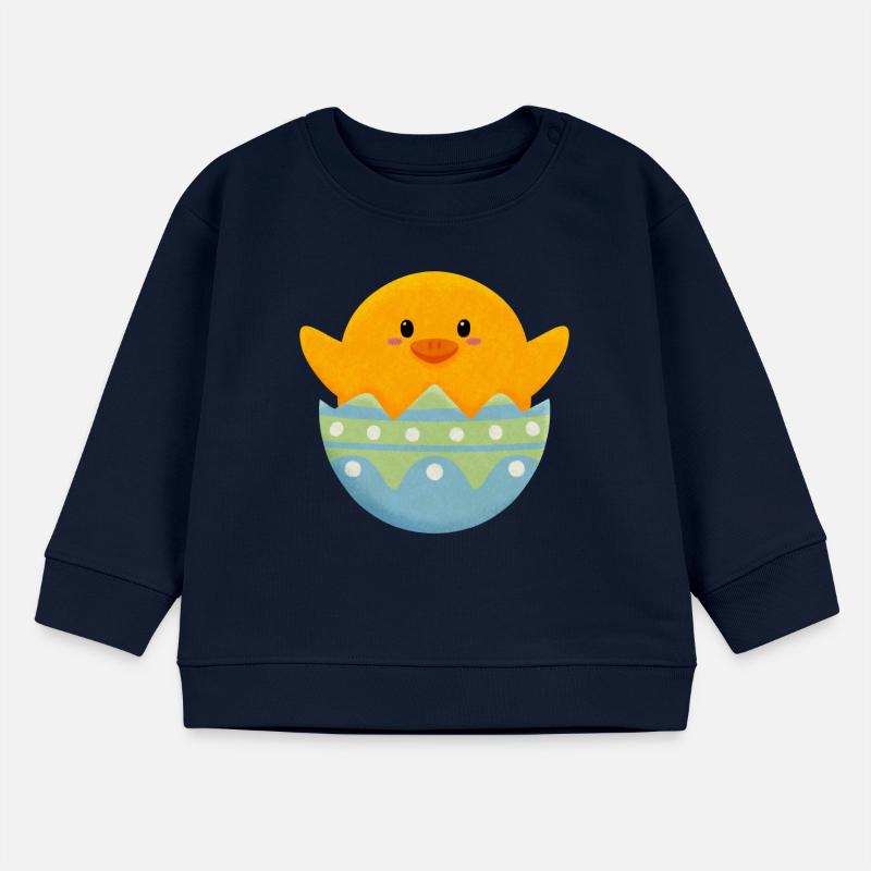Chick in Easter egg Baby Sweatshirt by Stanley/Stella