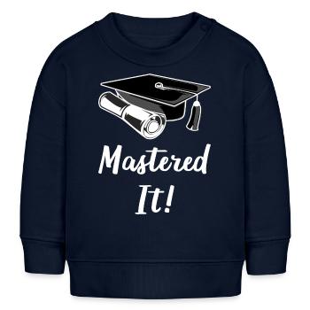 Mastered It IV - Baby Organic Sweatshirt Baby Changer von Stanley/Stella - Navy - Vorne