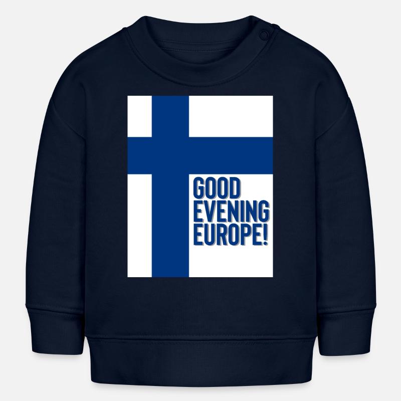 Finlande Eurovision - Sweat bébé bio Stanley/Stella - bleu marine