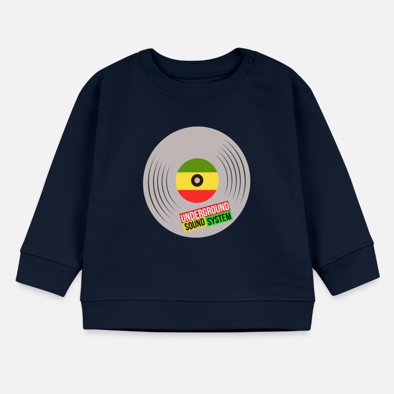 Système sonore vinyle souterrain Sweat bébé bio Stanley/Stella