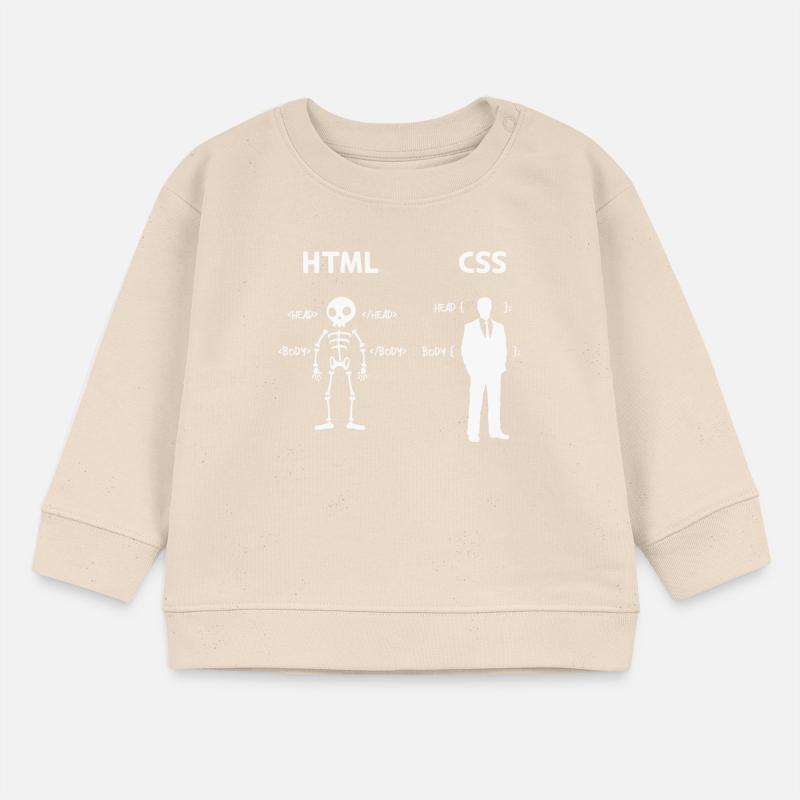 Code Css C++ Php Java Developer Code Scripting Baby Sweatshirt by Stanley/Stella