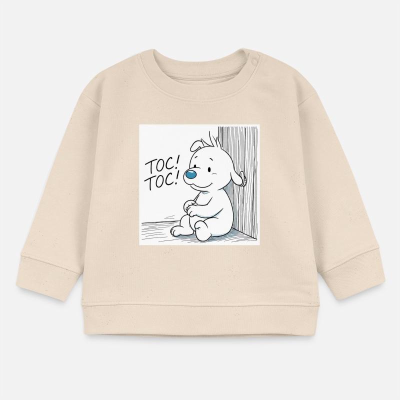 Idéfix Frappe Toc Toc Toc Sweat bébé bio Stanley/Stella
