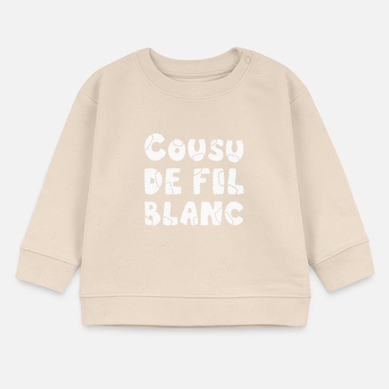 SEWN WITH WHITE THREAD! Baby Sweatshirt by Stanley/Stella