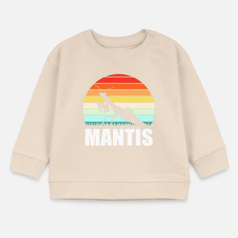 Mantis Gottesanbeter Gottesanbeterin Baby Organic Sweatshirt Baby Changer von Stanley/Stella