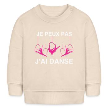 Ich kann nicht, ich habe getanzt - Baby Organic Sweatshirt Baby Changer von Stanley/Stella - Natur - Vorne