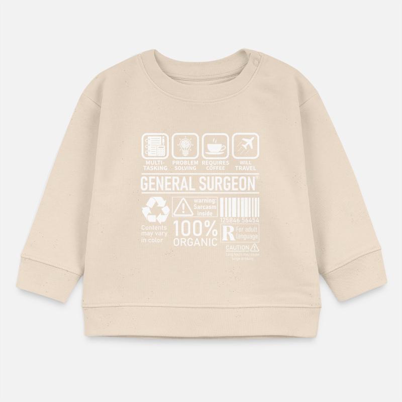 General Surgeon multi tasking problem solving Baby Organic Sweatshirt Baby Changer von Stanley/Stella