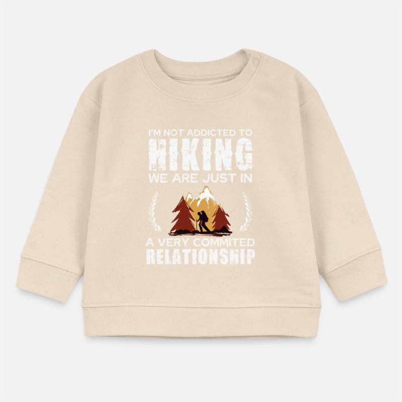 Hiking Commitment Tee Design Baby Organic Sweatshirt Baby Changer von Stanley/Stella
