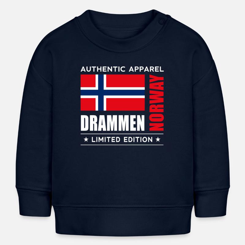 Drammen - Sweat bébé bio Stanley/Stella - bleu marine