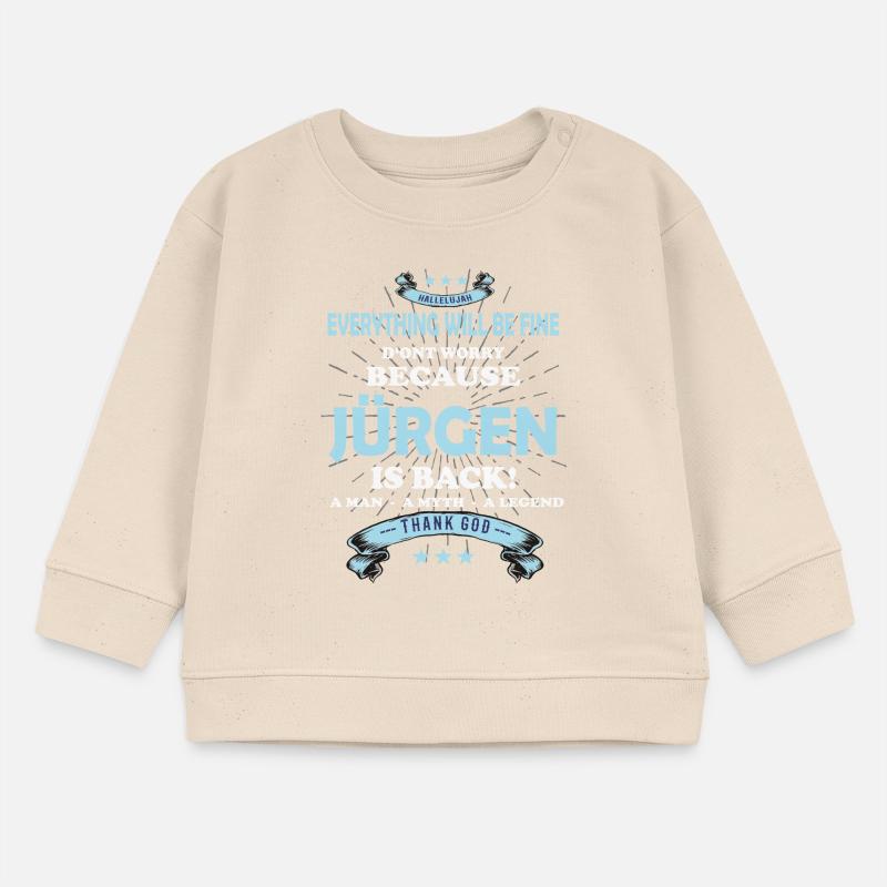 Everything will be fine Jürgen Is back Baby Organic Sweatshirt Baby Changer von Stanley/Stella