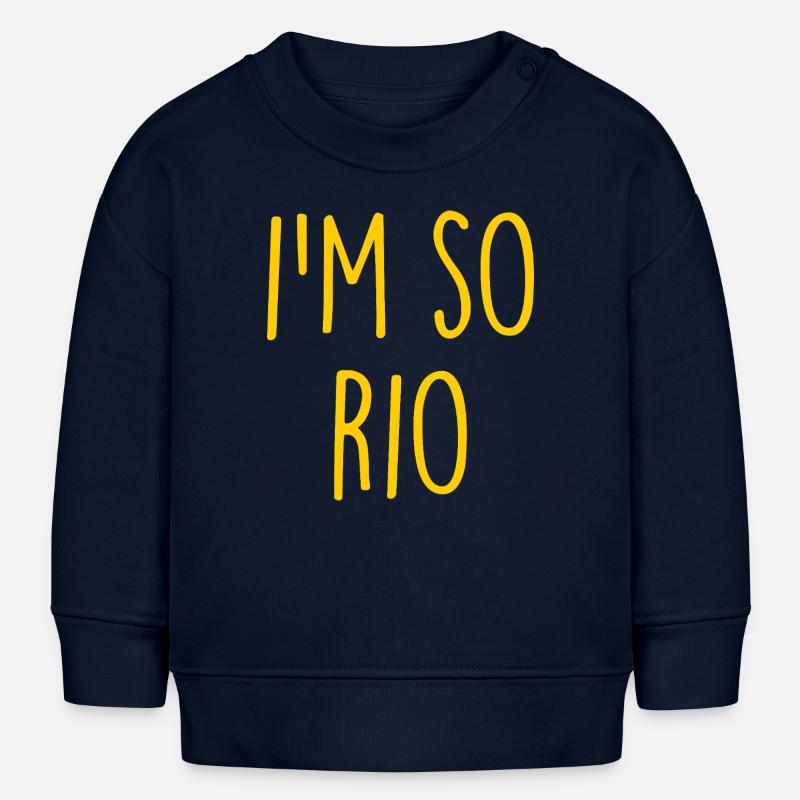 Rio de Janeiro, Brazylia - Bluza niemowlęca bio Stanley/Stella - granatowy