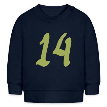 14 - Baby Organic Sweatshirt Baby Changer von Stanley/Stella - Navy - Vorne