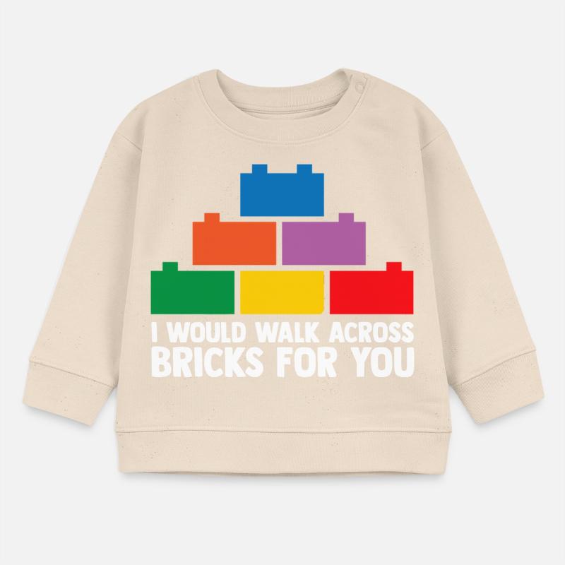 Brick Builder Brick Building Master Builder Baby Sweatshirt by Stanley/Stella