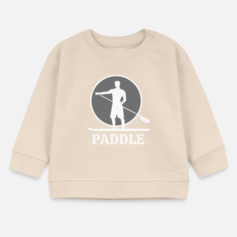 Paddle, paddle, paddle fan, paddle boarding Baby Sweatshirt by Stanley/Stella