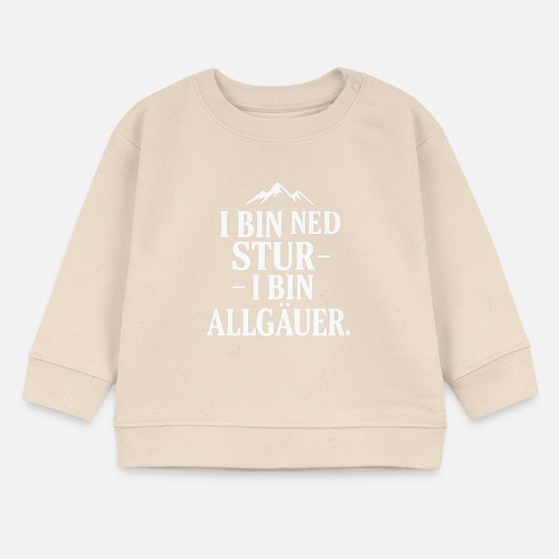 Allgäu dialect pride Baby Sweatshirt by Stanley/Stella