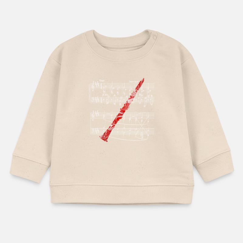 klarinette e 9 Baby Organic Sweatshirt Baby Changer von Stanley/Stella