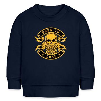 Born to lose colored - Baby Organic Sweatshirt Baby Changer von Stanley/Stella - Navy - Vorne
