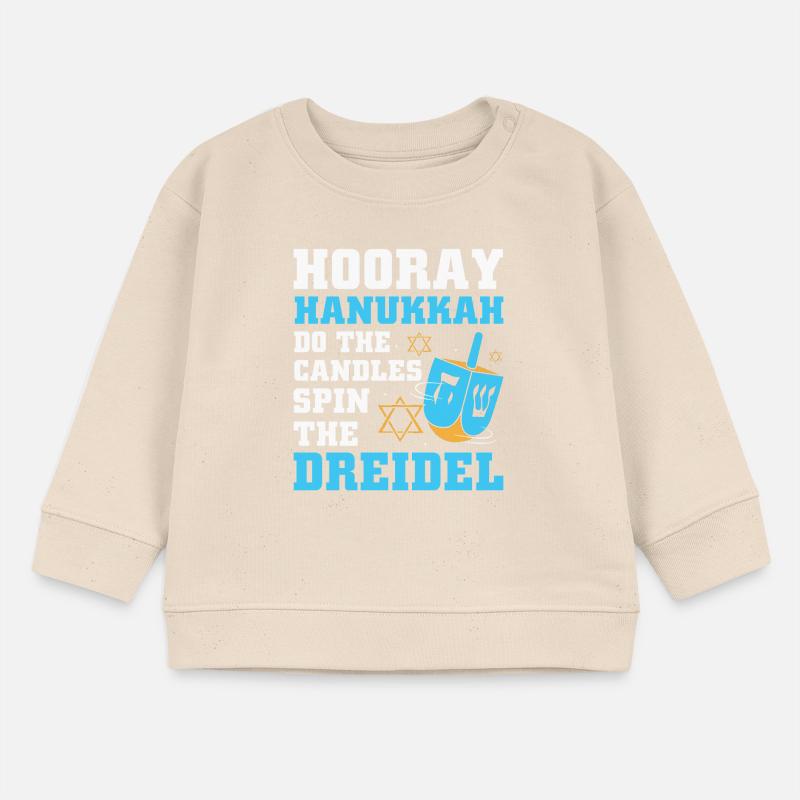 Hanoukka Hanoukka Hanoukka Sweat bébé bio Stanley/Stella