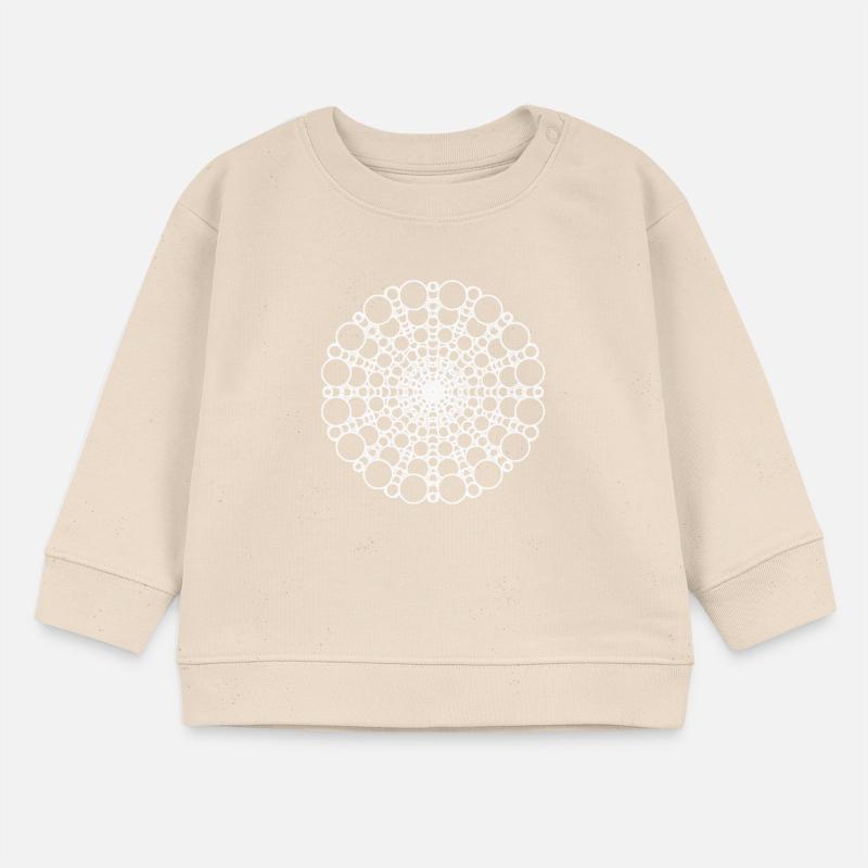 Geometric Mandala Circles Round Pattern Shape Baby Sweatshirt by Stanley/Stella