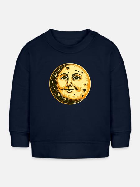 Mond - Baby Organic Sweatshirt Baby Changer von Stanley/Stella - Navy