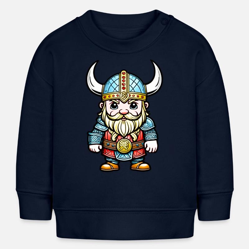 Petit Viking - Sweat bébé bio Stanley/Stella - bleu marine