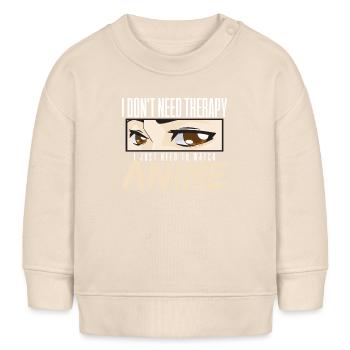 Anime - Sweat bébé bio Stanley/Stella - écru doux - Devant