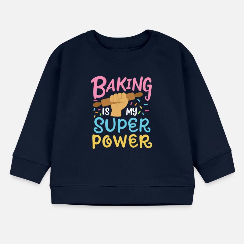 Baking Baker Rolling Pin Baby Sweatshirt by Stanley/Stella
