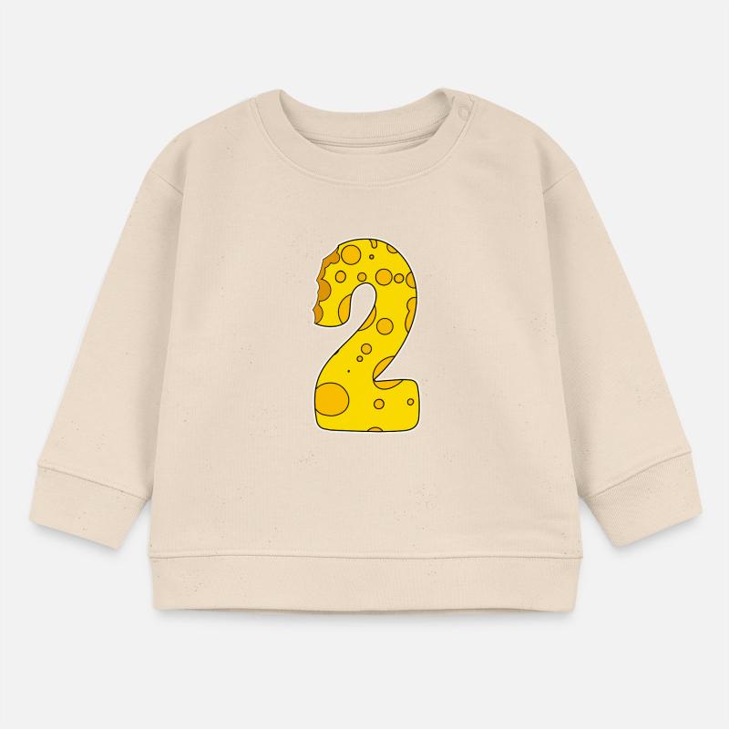 Number 2 - Two - Second Baby Sweatshirt by Stanley/Stella