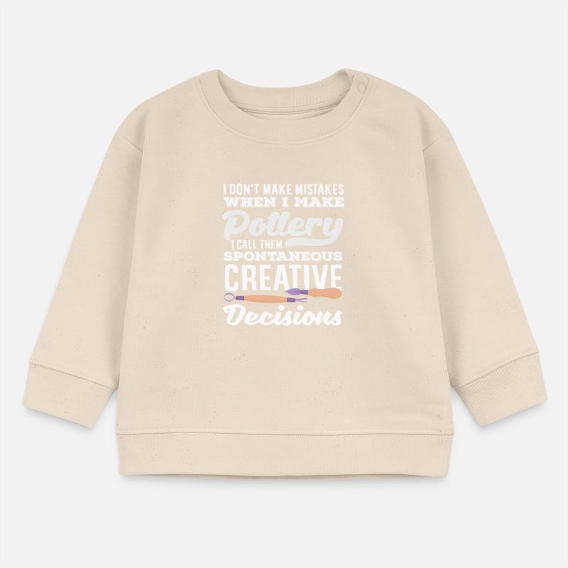 Pottery: Creative decisions Baby Sweatshirt by Stanley/Stella