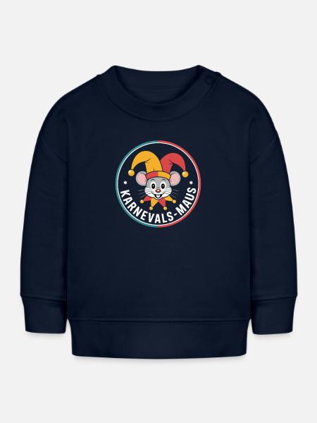 Karnevalsmaus Karneval Köln Kölner Karnevals Maus - Baby Organic Sweatshirt Baby Changer von Stanley/Stella - Navy