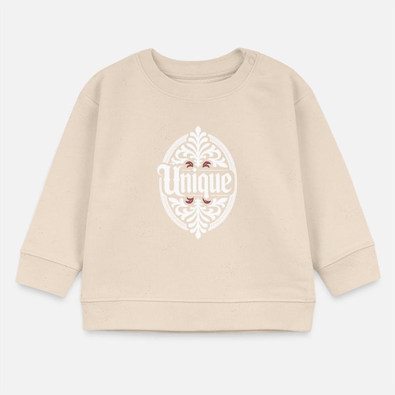 Unique Einzigartig Unikat Selbstwert Einzig Artig Baby Organic Sweatshirt Baby Changer von Stanley/Stella