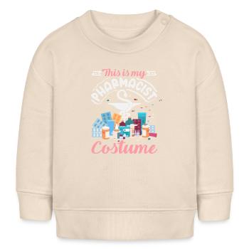 Das Ist Mein Apotheker Kostüm Pharmacy Tech - Baby Organic Sweatshirt Baby Changer von Stanley/Stella - Natur - Vorne