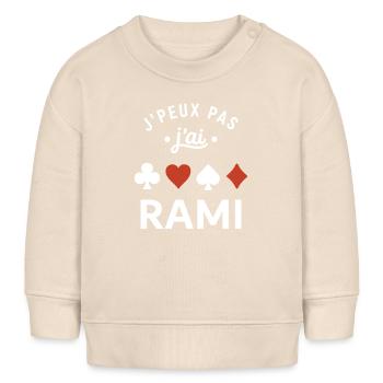 rami - Sweat bébé bio Stanley/Stella - écru doux - Devant
