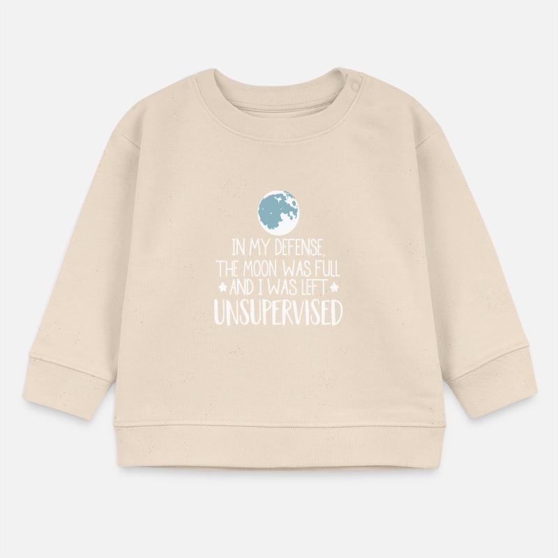 Citation de malice au clair de lune Tee Sweat bébé bio Stanley/Stella