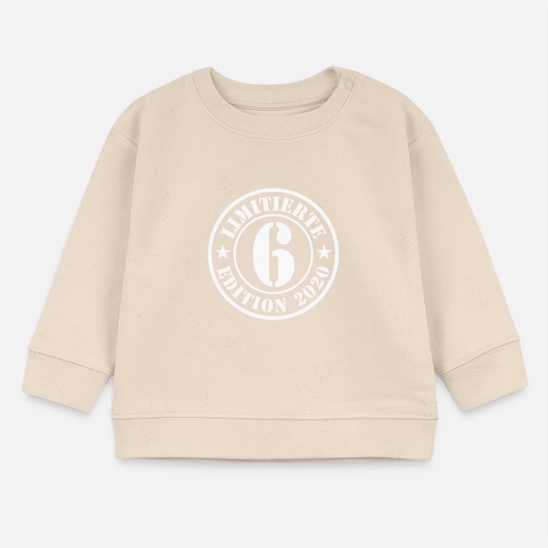 6. Geburtstag Junge Mädchen Baby Organic Sweatshirt Baby Changer von Stanley/Stella