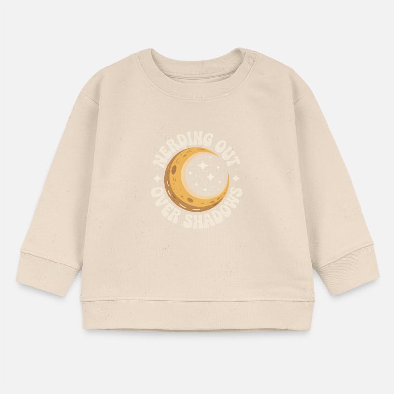 Shadow Nerd | Solar eclipse Baby Sweatshirt by Stanley/Stella