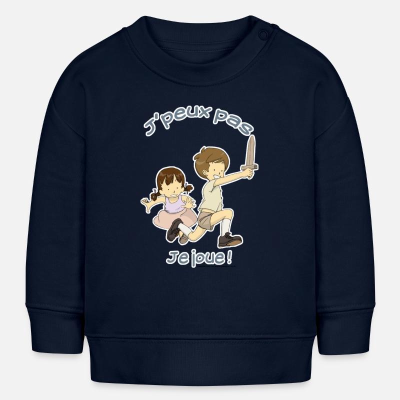 I can't, I'm playing! - Baby Sweatshirt by Stanley/Stella - navy