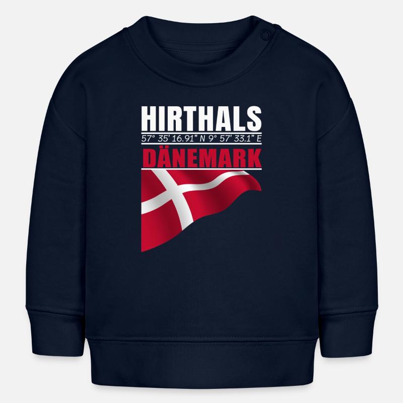 Hirthals - Sweat bébé bio Stanley/Stella - bleu marine