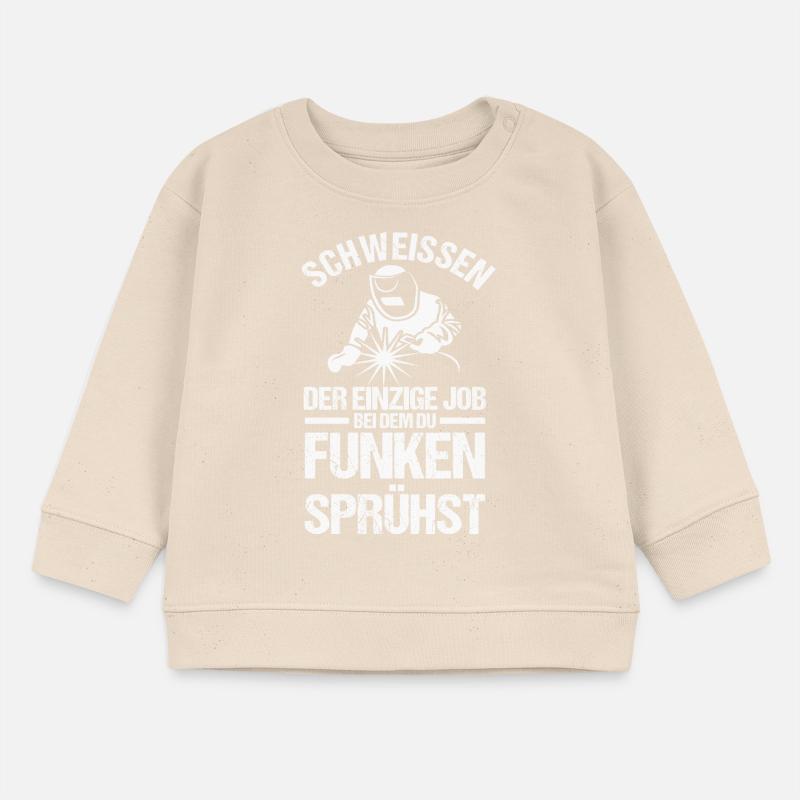 Welding Welding Workers Welder Baby Sweatshirt by Stanley/Stella