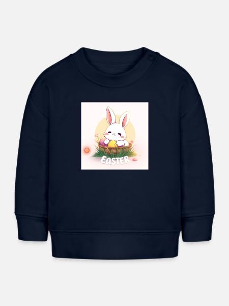 Osterglück - Baby Organic Sweatshirt Baby Changer von Stanley/Stella - Navy