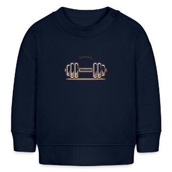 Normal Pump - Baby Organic Sweatshirt Baby Changer von Stanley/Stella - Navy - Vorne
