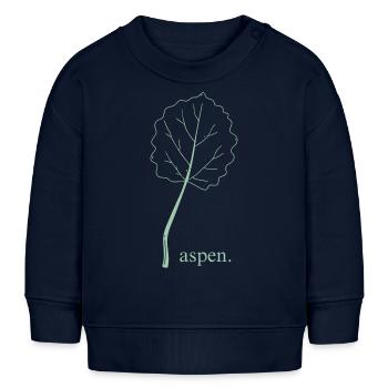 aspen. - Baby Organic Sweatshirt Baby Changer von Stanley/Stella - Navy - Vorne