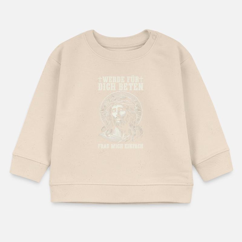 Je vais prier pour vous, demandez-moi simplement Jésus Sweat bébé bio Stanley/Stella
