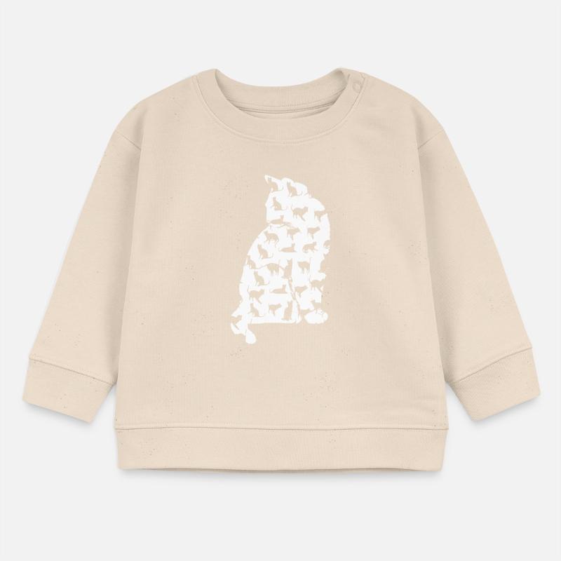 chat chat chat chat chat chatte minette chatte chatte minette Sweat bébé bio Stanley/Stella