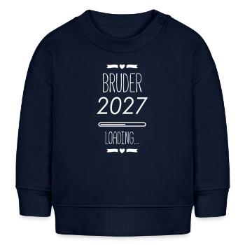 Bruder 2027 Loading - Baby Organic Sweatshirt Baby Changer von Stanley/Stella - Navy - Vorne